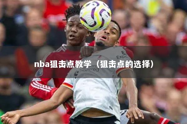 nba狙击点教学（狙击点的选择）